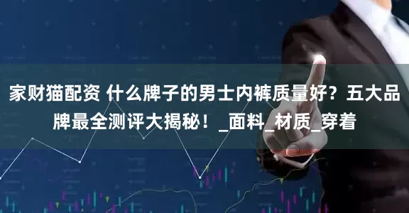 家财猫配资 什么牌子的男士内裤质量好？五大品牌最全测评大揭秘！_面料_材质_穿着