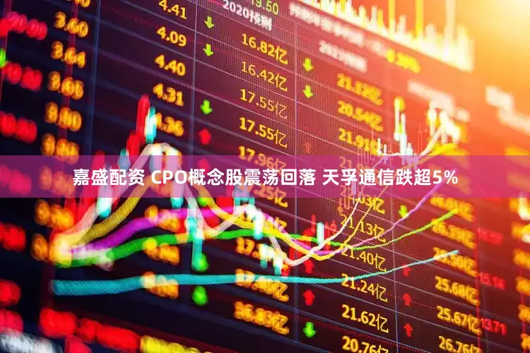 嘉盛配资 CPO概念股震荡回落 天孚通信跌超5%